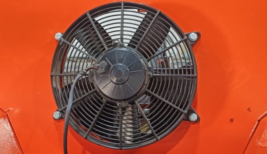 REVERSIBLE KNOTTER FAN